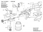 Bosch 0 603 260 403 Psp 260 Spray Gun 220 V / Eu Spare Parts